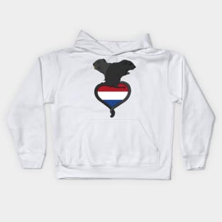 Gerbil Netherlands (dark) Kids Hoodie